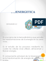 Bioenergetica II 2019