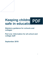 Keeping Children Safe in Education Part One 2019