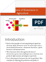 Applications of Biosensors in Agriculture
