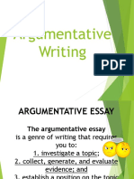 Argument Essay PowerPoint