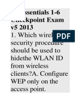 IT Essentials 1-6 Checkpoint Exam v5 2013