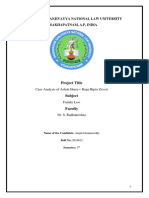 Case Analysis of Ashok Hurra v. Rupa Bipin Zaveri