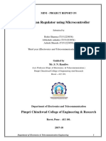 AC Fan Regulator Using Microcontroller: Pimpri Chinchwad College of Engineering & Research