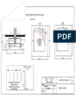 A-A B-B: Isolated Rigid Foundation Fnder The Column