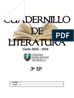 Cuadernillo de Literatura 3EP