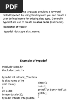 Typedef