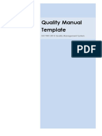 QMS Quality Manual Template