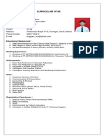 Curriculum Vitae: Educational Background