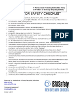 Conveyor Safety Checklist