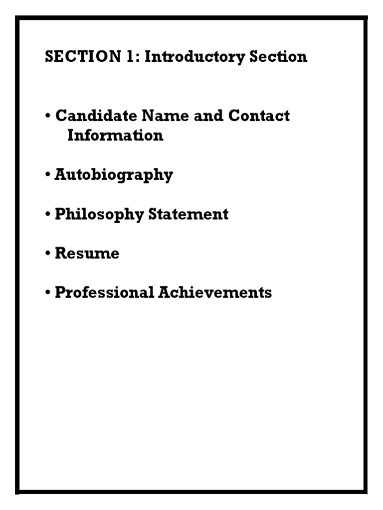 Candidate Profile and Achievements | PDF | Self-Improvement | Career ...