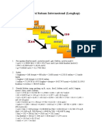 Daftar Konversi Satuan Internasional