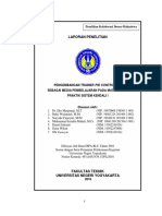 Laporan Penelitian: Penelitian Kolaborasi Dosen-Mahasiswa