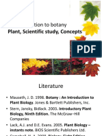 Botany #1 An Introduction To Botany: Plant, Scientific Study, Concepts