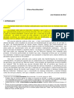 O novo rural brasileiro: transformações e urbanização do campo