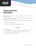 Trigonometry Identities