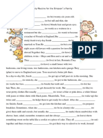 4pages Present Simple Reading Comprehension Text Grammar Drills Worksheet Templates Layouts 106049