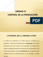 UNIDAD IV Control de La Produccion MM