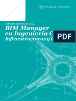 Catálogo Máster Internacional BIM Manager en Ingeniería Civil Infraestructuras y GIS