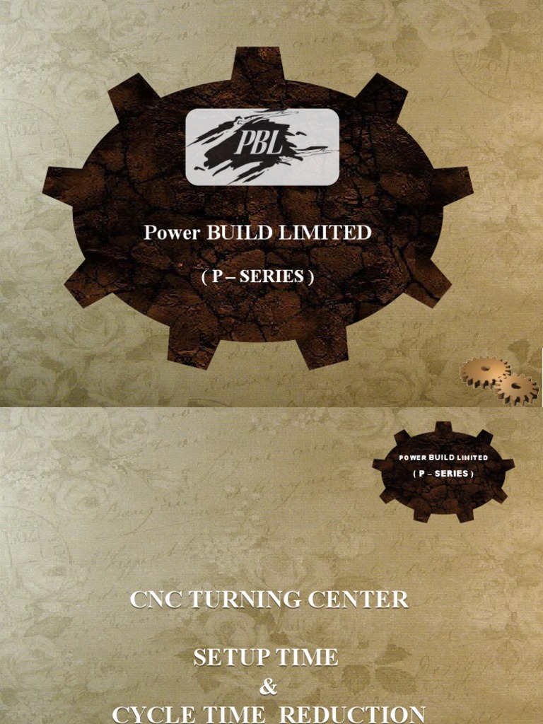 CNC Turning Center Efficiency Improvements | PDF | Tools | Woodworking