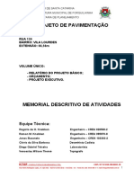 Projeto de Pavimentação