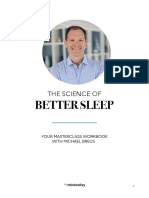 The Science for Better Sleep by Michael Breus Workbook