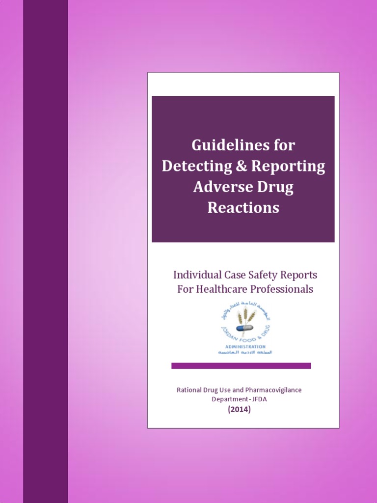 JFDA Guidelines for Adverse Drug Reactions | PDF | Pharmacovigilance ...