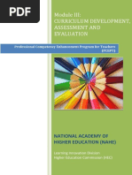 Curriculum Development Assessment and Ev PDF