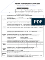 Muscular Dystrophy Foundation India: Patient Registration Form