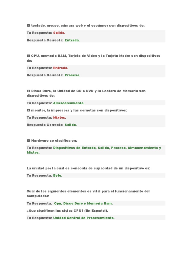 Examen de Computacion | PDF | Informática
