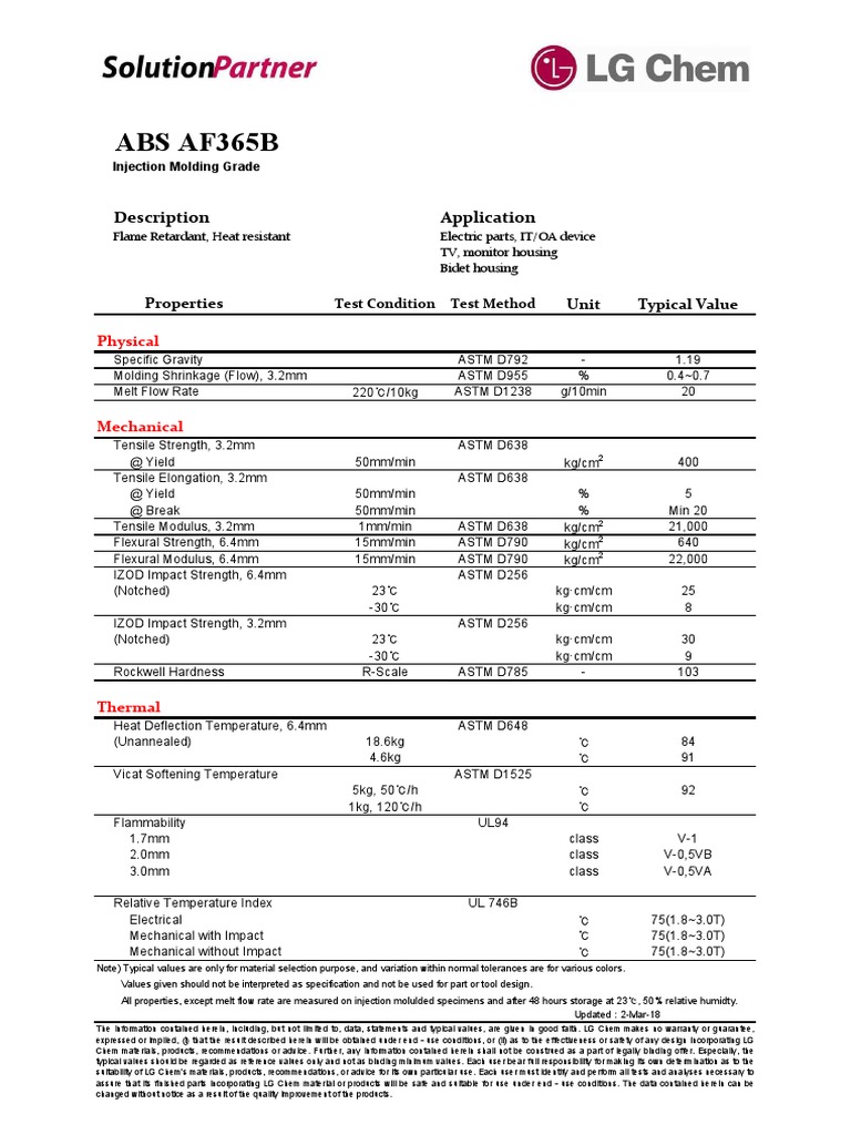 LG Abs Af365b PDF Temperature Celsius