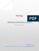 Mahindra and Mahindra Research Report