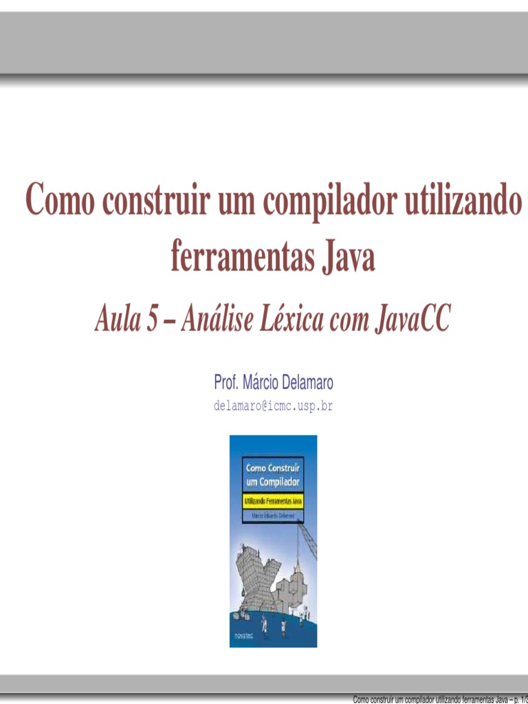 Compilador em Java com JavaCC | PDF | Compilador | Engenharia de Software