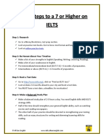 7 Steps To A 7 or Higher On IELTS PDF