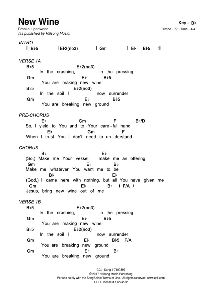 New Wine SongSelect Chart in Bb.pdf