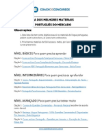 Lista Dos Melhores Materiais de Língua Portuguesa PDF