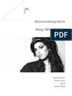 Amy Winehouse - Masterarbeit