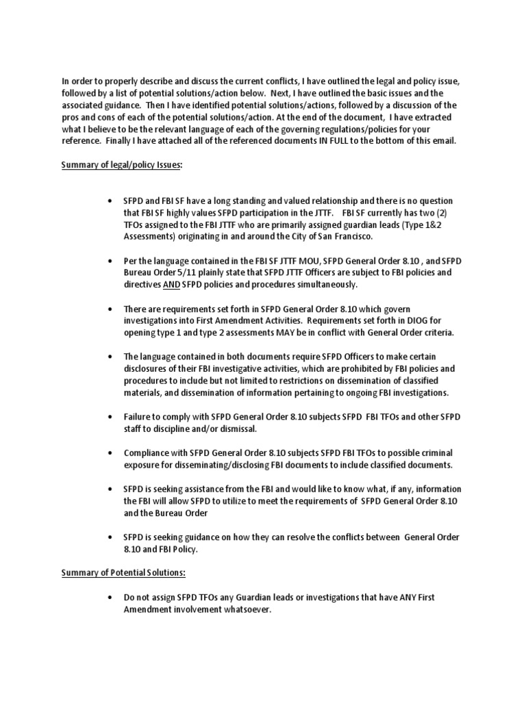 Thesis statement about the fbi image