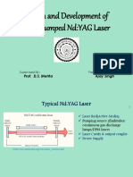 Design and Development of Solar Pumped Nd:YAG Laser: Prof. D.S. Mehta Ajay Singh