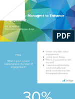 Getting Your Managers To Enhance Engagement