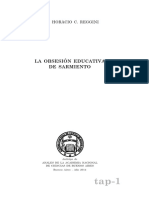 La Obsesión Educativa de Sarmiento: Ing. Horacio C. Reggini