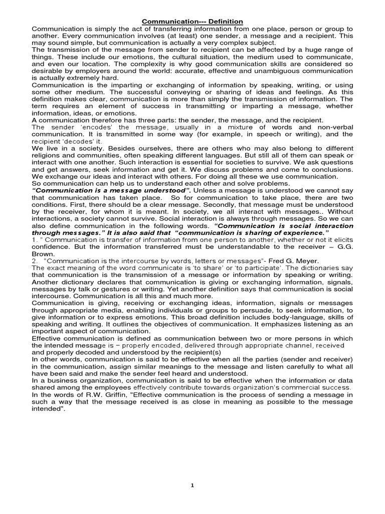 COMMUNICATION MEANS MEANING visual data 2