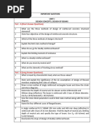 Part - A (Short Answer Questions) : S.No Unit-I Design Concepts, Design of Beams