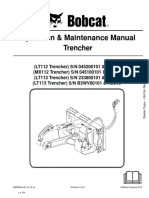 Bobcat Trencher Attachment