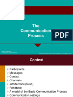 The Communication Process: Mcgraw-Hill/Irwin Contemporary Management, 5/E