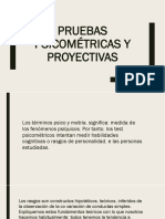 Pruebas Psicométricas y Proyectivas