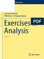 (Problem Books in Mathematics) Gasiński, Leszek - Papageorgiou, Nikolaos Socrates - Exercises in Analysis - Part 1-Springer (2014)