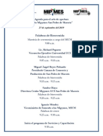 Agenda Apertura