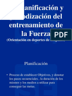 La Planificación y Periodización Del Entrenamiento de La Fue