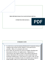 Tres Métodos para Evaluar El Estado Metal