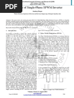 Analysis of Single-Phase SPWM Inverter: Sandeep Phogat